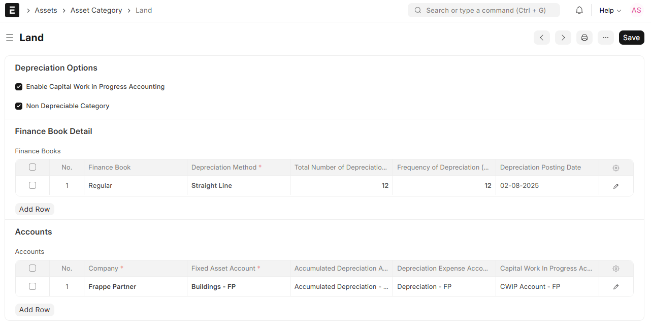 Asset Category