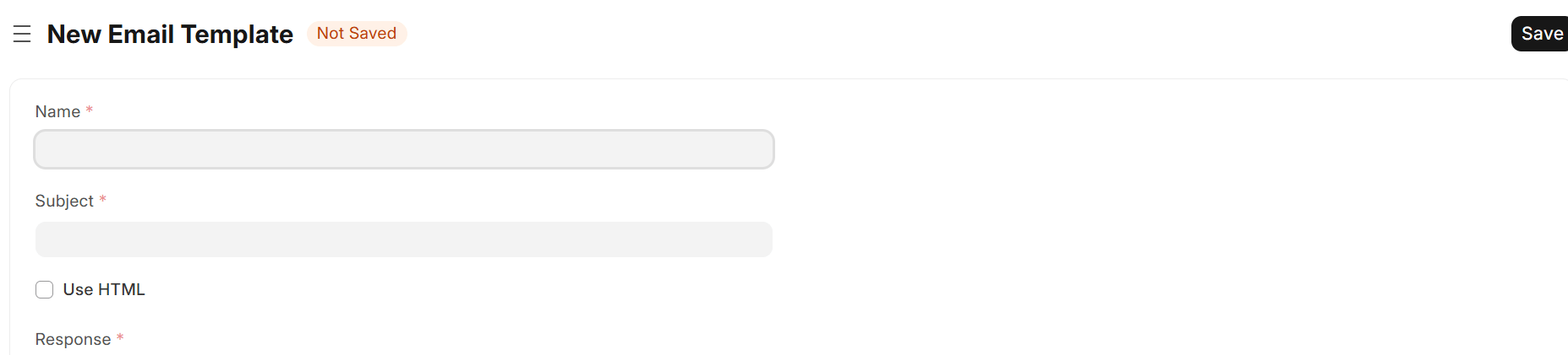 Email Template