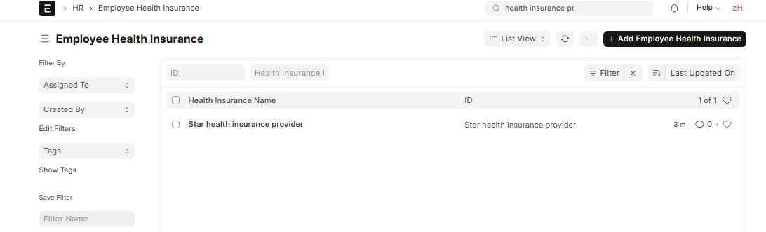 Health Insurance