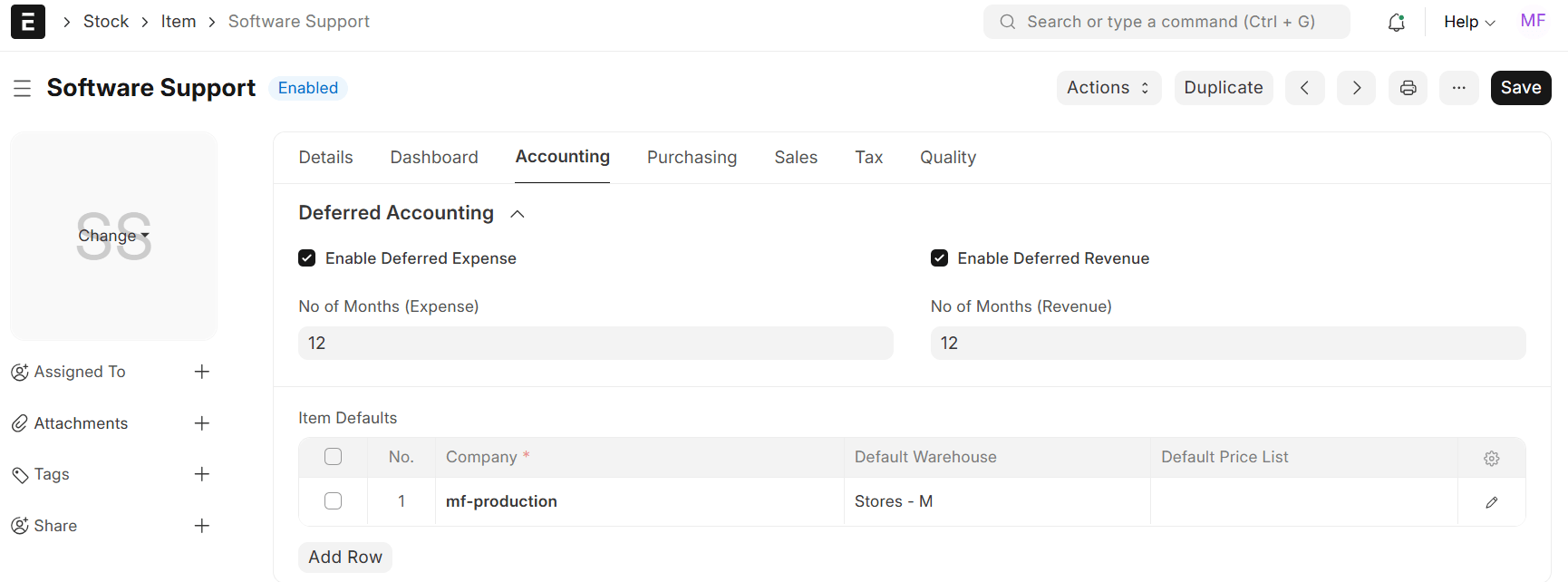 Process Deferred Accounting