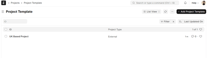 Project Template