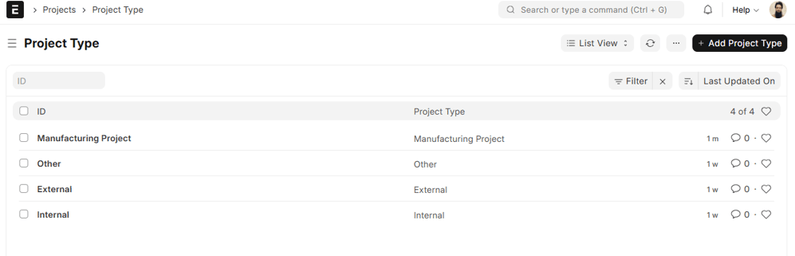 Project Type