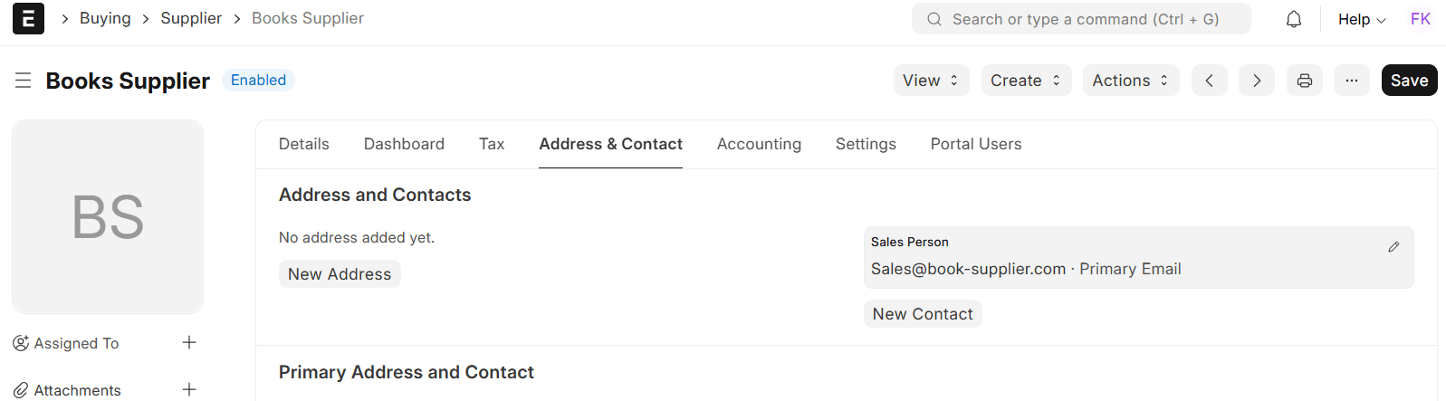Supplier Quotation through Supplier Portal